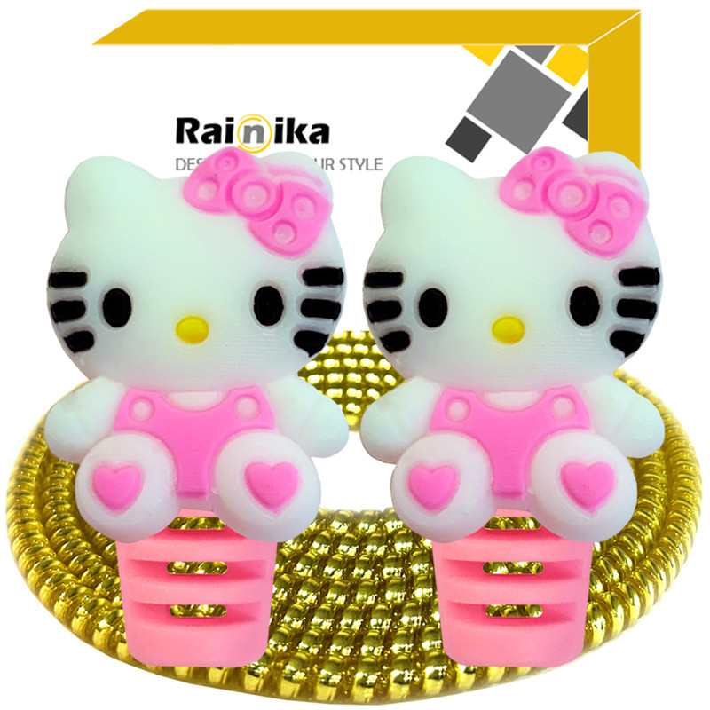 محافظ کابل شارژر رینیکا مدل Hello Kitty BBB B03 مجموعه 3 عددی