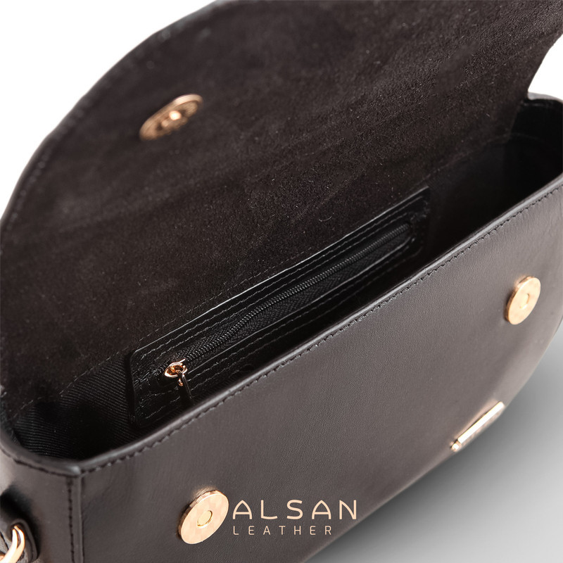 ست کیف و کفش زنانه چرم یلسان مدل هیوار کد KELARA-MRV-915-msk