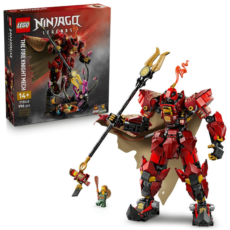 لگو 996 تکه مدل نینجاگو مدل The Fire Knight Mech کد 71846