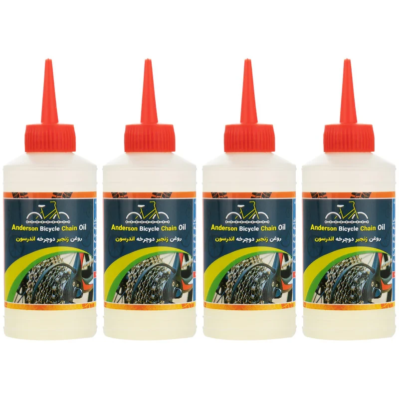 روغن زنجیر دوچرخه اندرسون مدل A200 حجم 80 میلی لیتر بسته 4 عددی