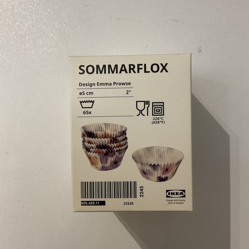 کپسول کاپ کیک ایکیا مدل SOMMARFLOX بسته 65 عددی