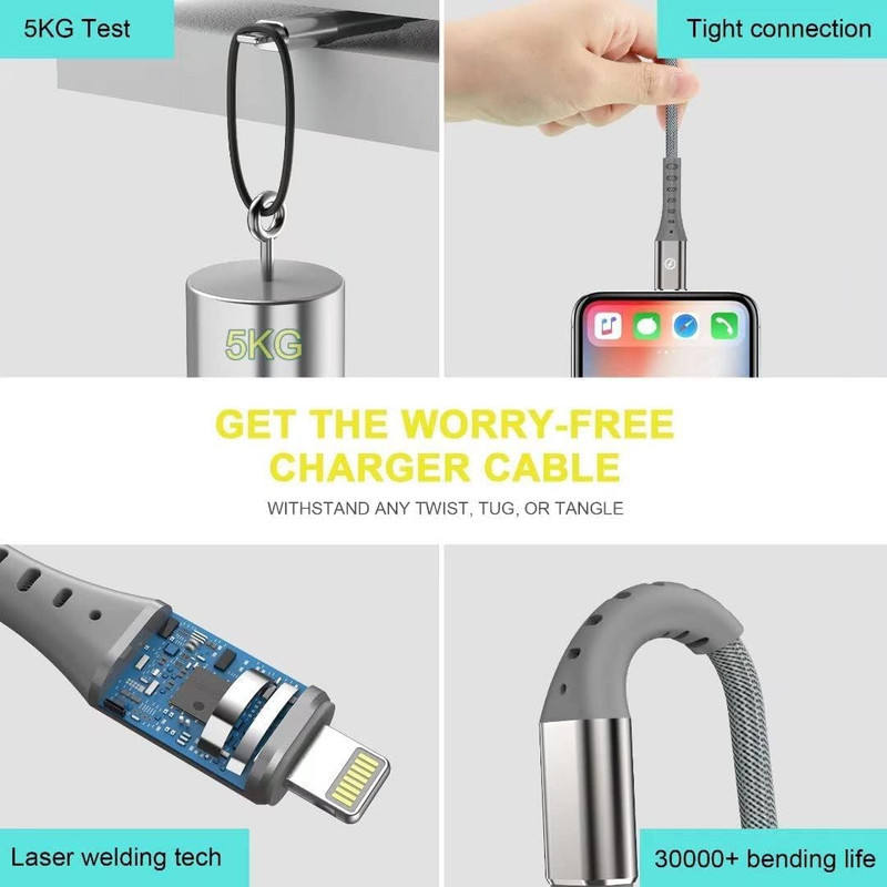 کابل تبدیل USB به لایتنینگ هزول مدل G22 طول 1 متر