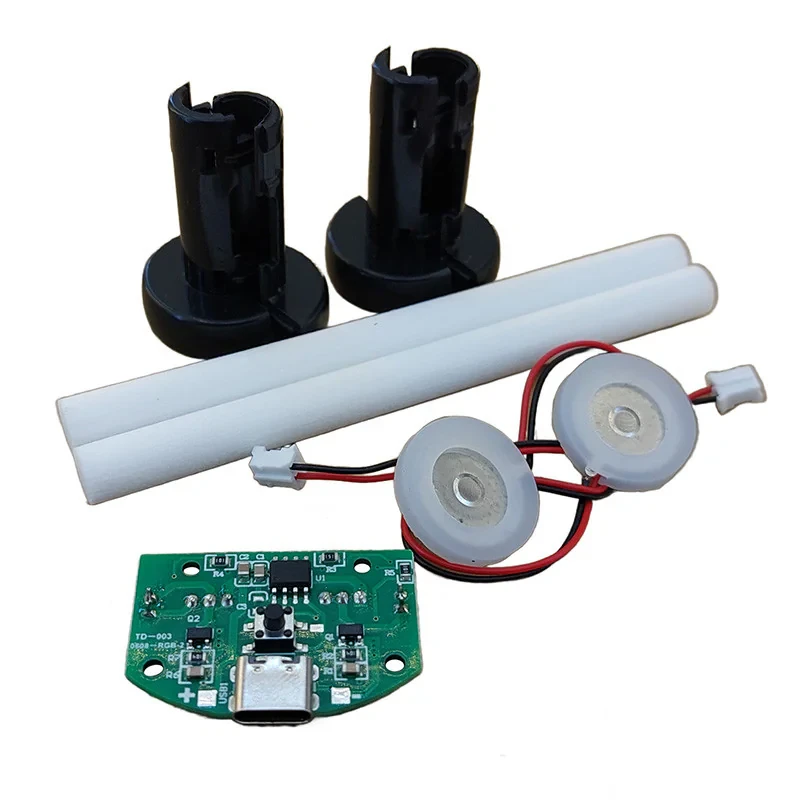 ماژول بخار سرد رطوبت ساز مدل  type c 5v به همراه پیزو نگهدارنده اسفنج مجموعه ۷ عددی