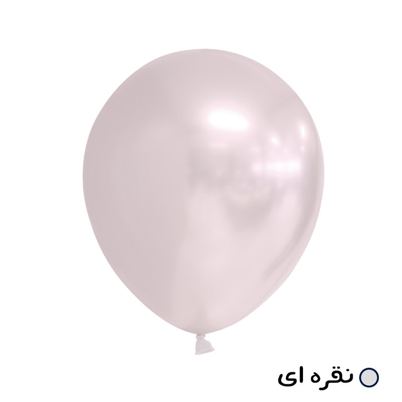 بادکنک مدل لاتکس کروم بسته 10 عددی
