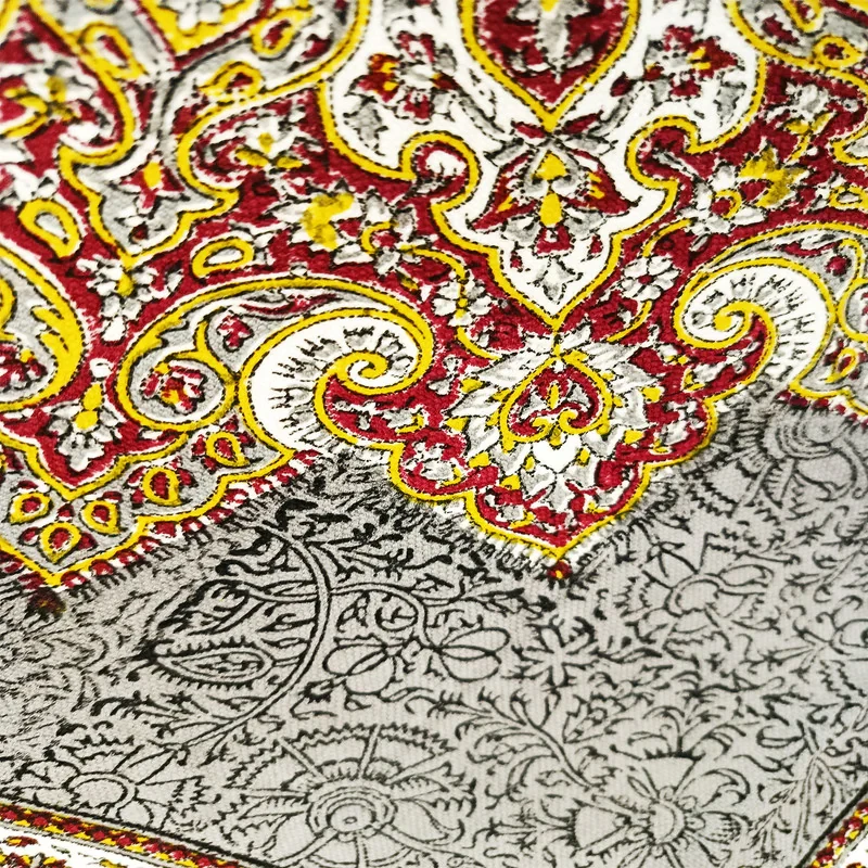 رومیزی قلمکار مدل ترنج سلطانی