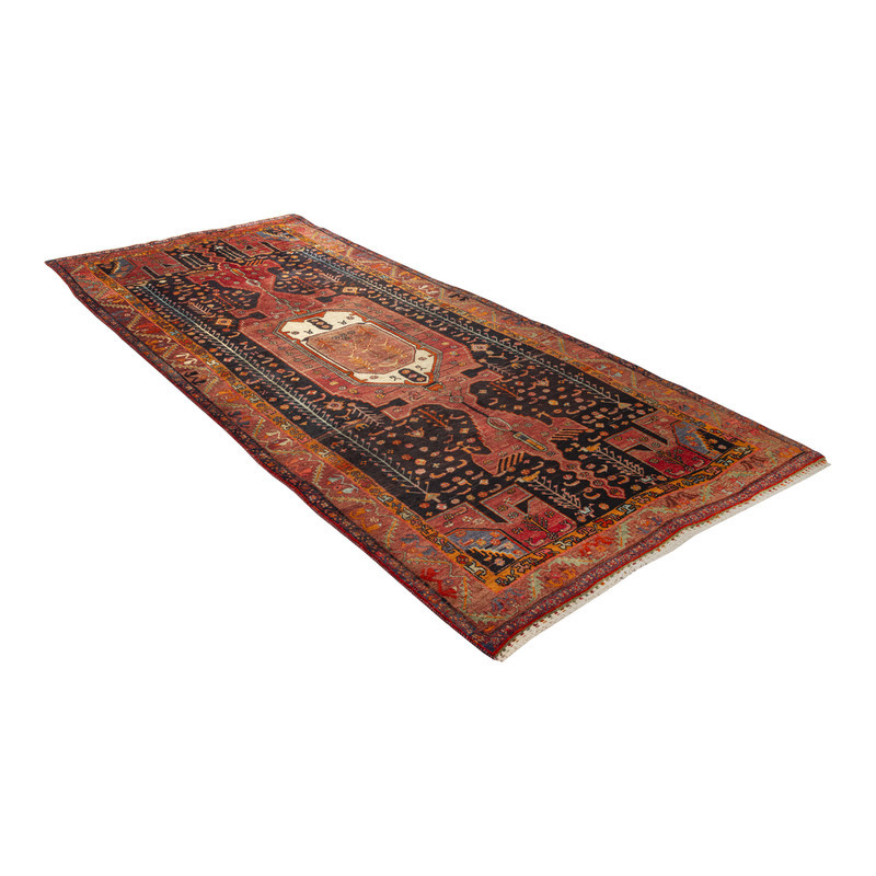 فرش دستبافت چهار و نیم متری طرح کردی کد 11.48.2999