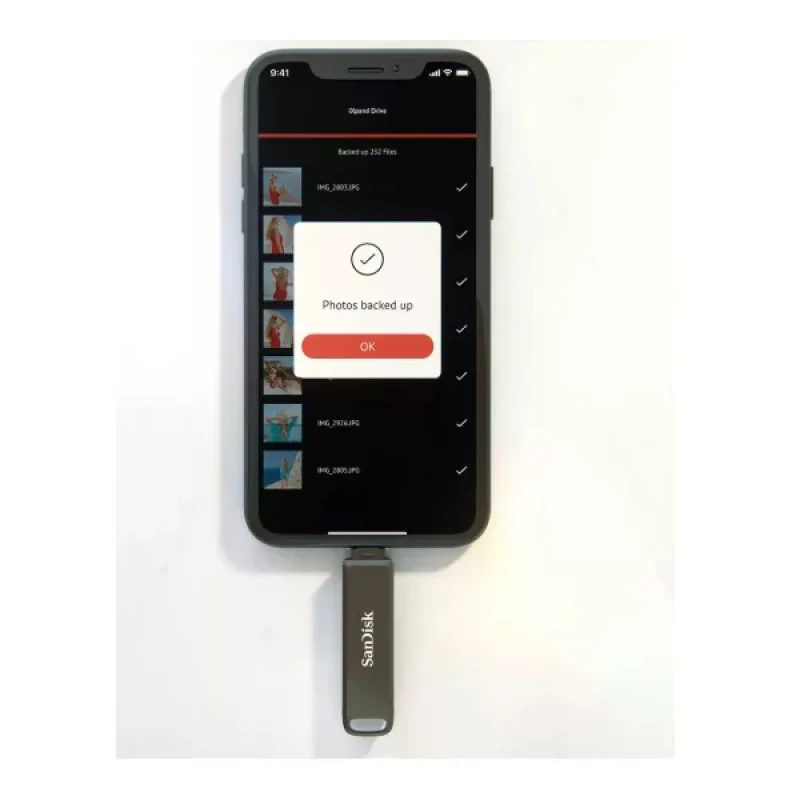 فلش مموری سن دیسک مدل PHONE DRIVE ( LIGHTNING  TYPE-C ) ظرفیت 64 گیگابایت با رابط لایتنینگ، USB Type-C