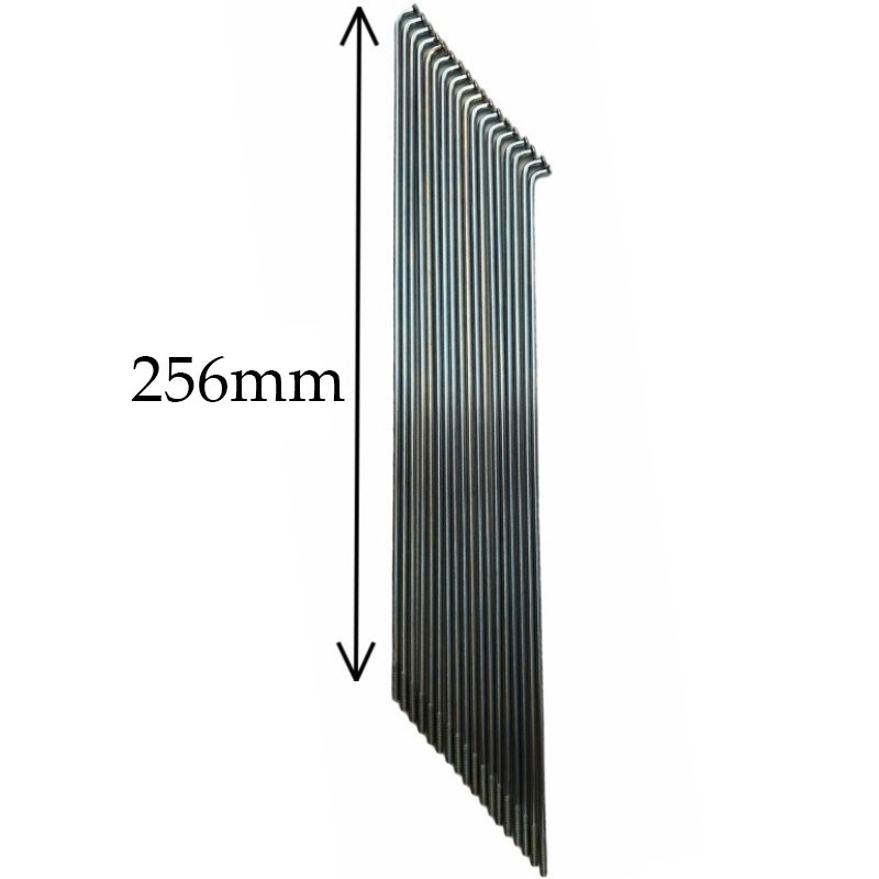 پره دوچرخه مدل A 256mm بسته 144 عددی