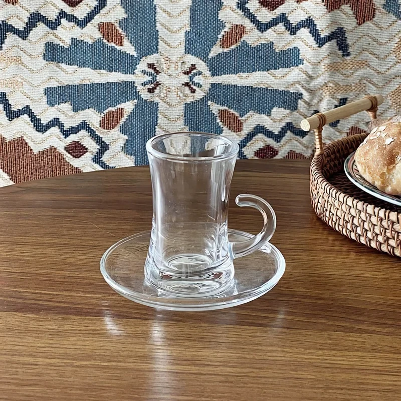 ست فنجان و نعلبکی 12 پارچه  مناسب برای 6 نفر دلی مدل ساده و کلاسیک