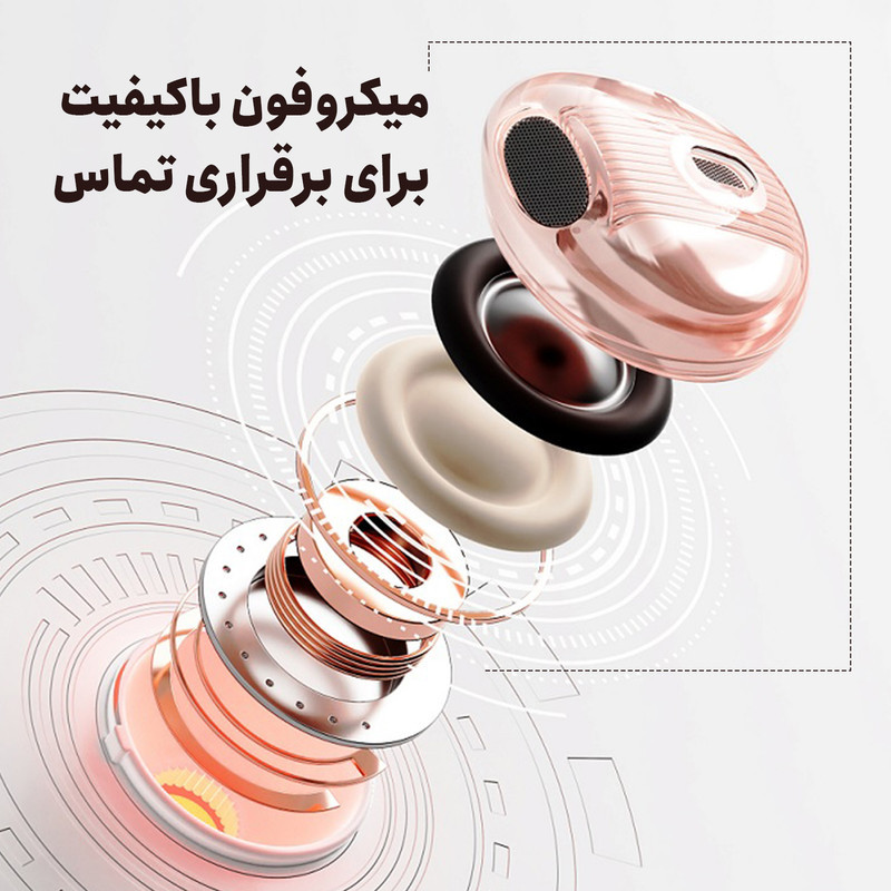 هدفون بلوتوثی دیووم مدل Spark-Air بدون قابلیت نویز کنسلینگ، درگاه شارژ USB Type-C، مقاوم در برابر رطوبت و عرق