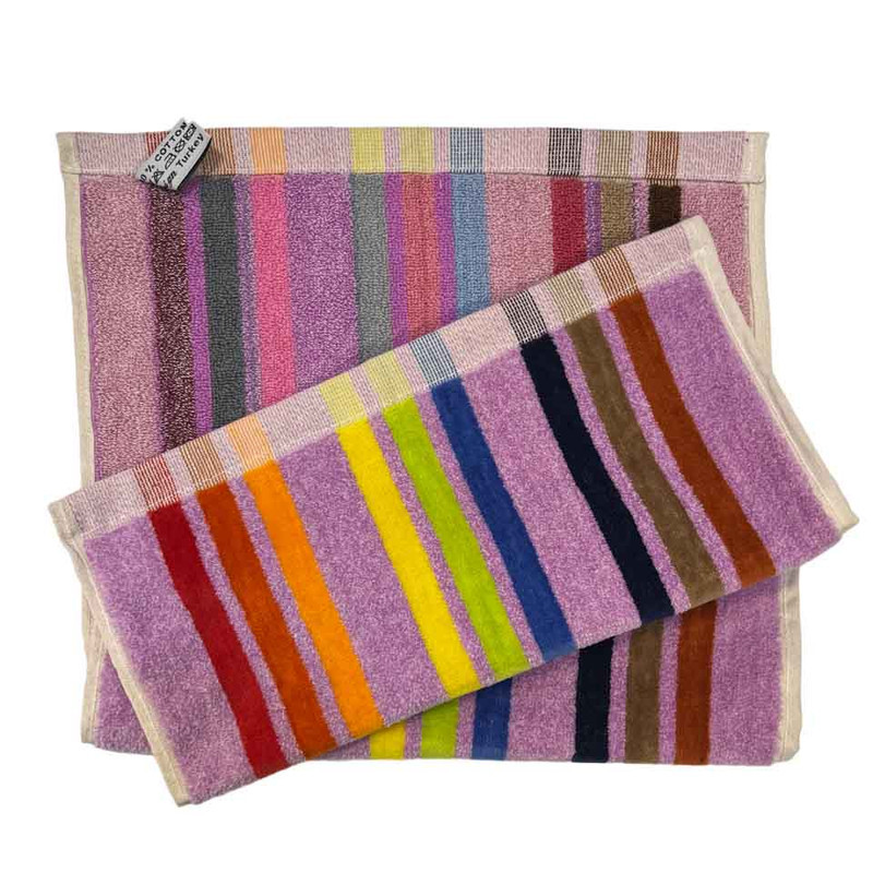 حوله دستی گلزار طرح رارا کد 3265 سایز 32x65 سانتی متر