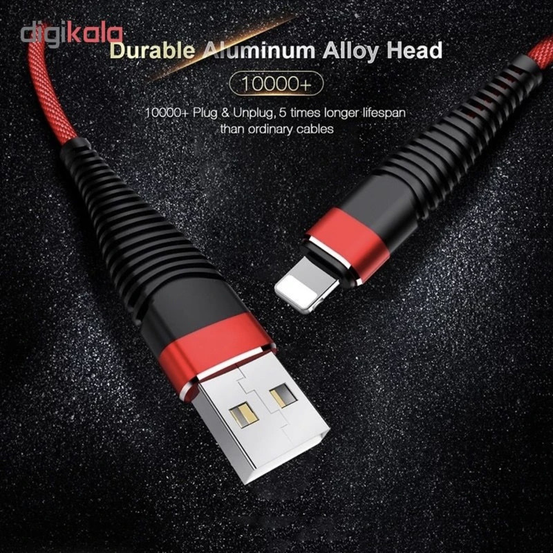 کابل تبدیل USB به لایتنینگ بیسوس مدل powerFlex-H3 طول ۱ متر