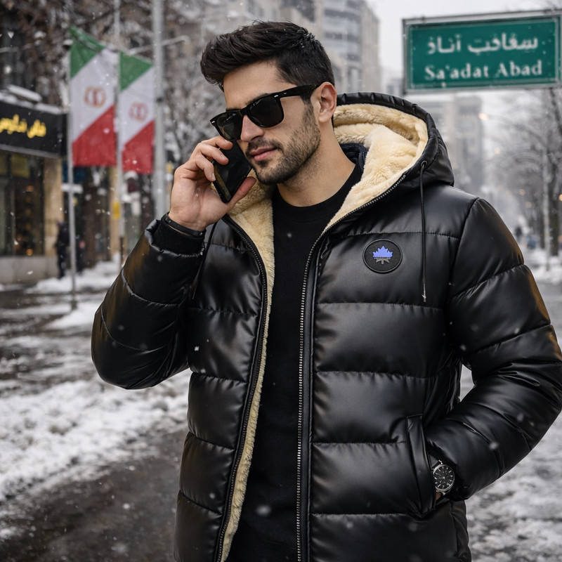 کاپشن مردانه سارزی مدل pof_charm_sade