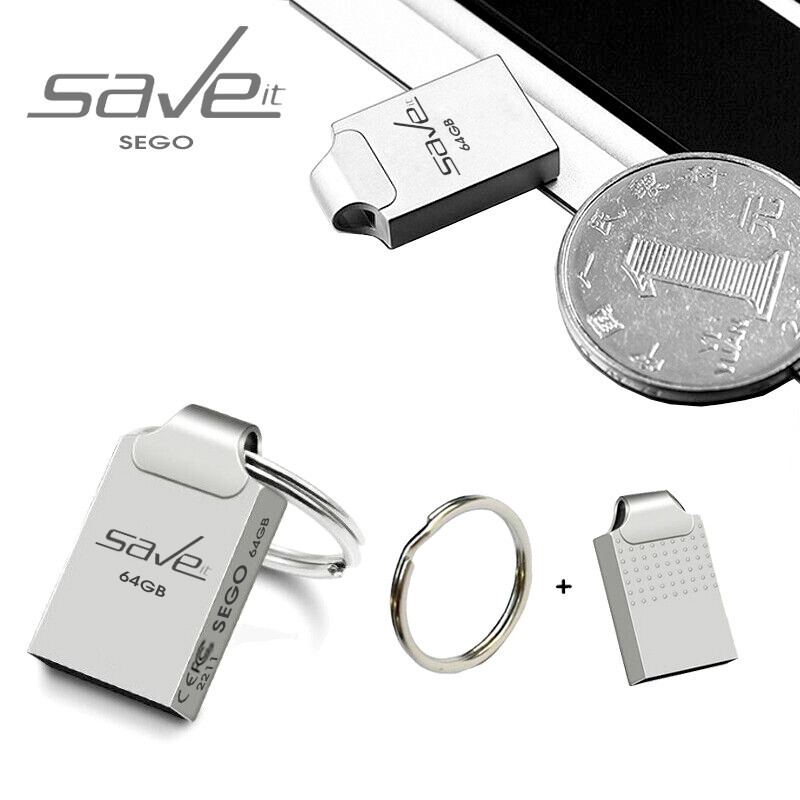 فلش مموری سیویت مدل SEGO ظرفیت 64 گیگابایت با رابط USB 2.0، بدنه فلزی، طراحی بند انگشتی با حلقه آویز، سازگار با گوشی، تبلت، لپ‌تاپ و تلویزیون، سرعت انتقال 30 مگابایت بر ثانیه