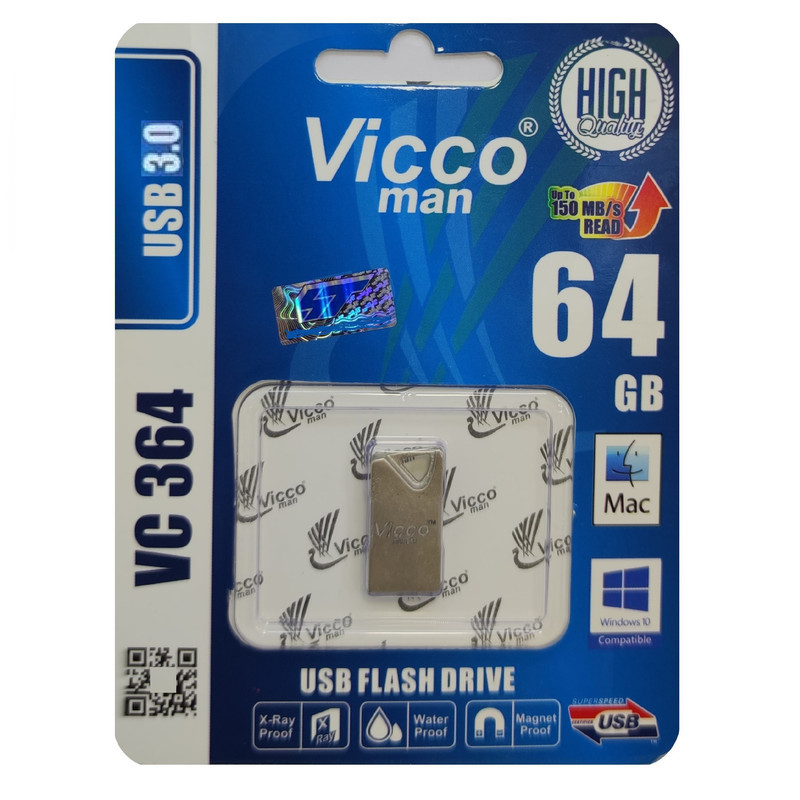 فلش مموری ویکومن مدل VC364 ظرفیت 16 گیگابایت با رابط USB3.0
