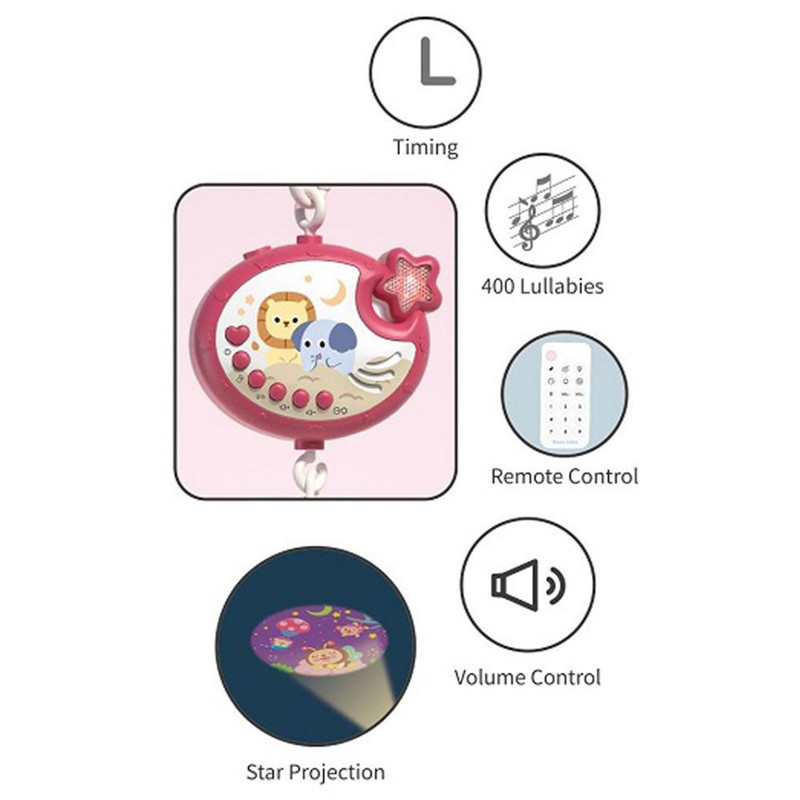 آویز تخت کودک بی بی این مدل Gentle And Soothing کد 85-698