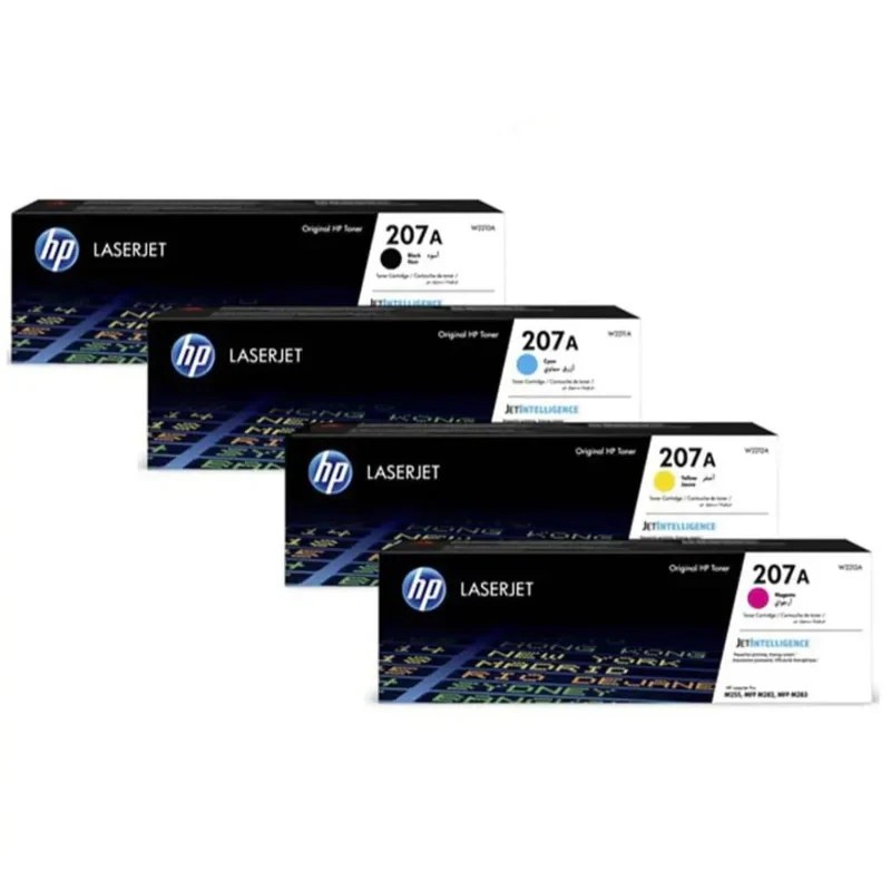کارتریج تونر پرینتر اچ پی مدل 207A مجموعه 4 عددی