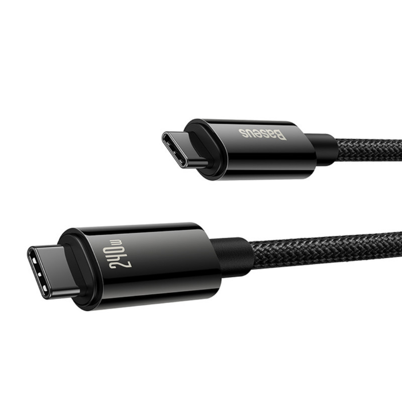 کابل تبدیل USB-C باسئوس مدل (TUNGSTEN  (240W طول 1 متر