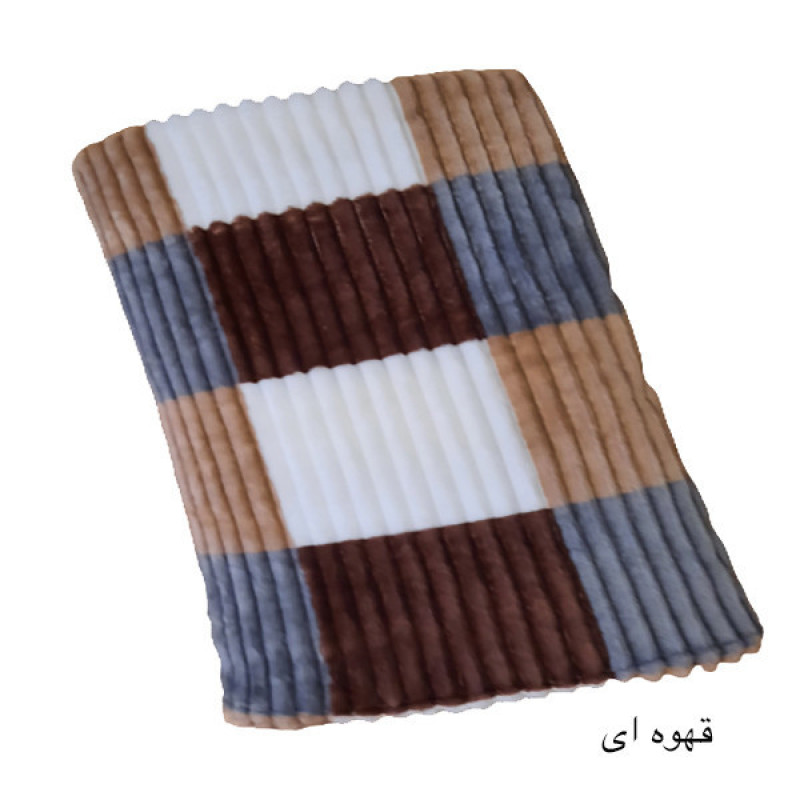 پتو مسافرتی مدل پلیسه ای چهار خانه سایز 200x220  سانتی متر