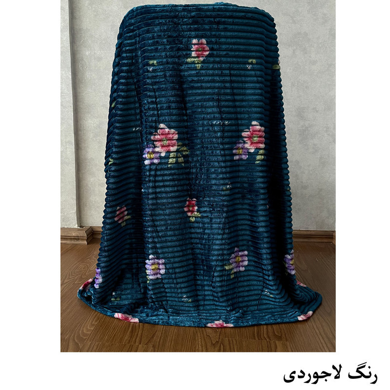 پتو مسافرتی 1 نفره هنرمند مدل بابونه سایز 200x160 سانتی‌متر
