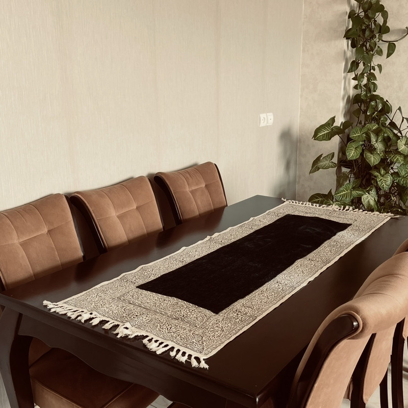 رومیزی قلمکار مدل مخمل اصفهان