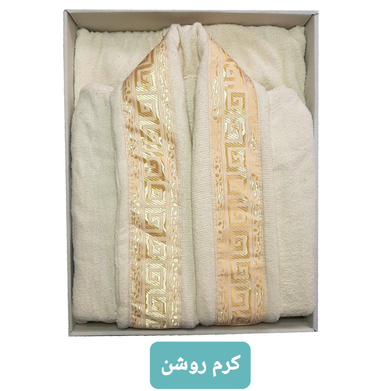 حوله پالتویی گلبافت مدل بامبو کد 1211 سایز 125