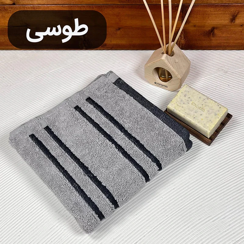 حوله دست و صورت مدل پارما سایز 80*40 سانتی متر