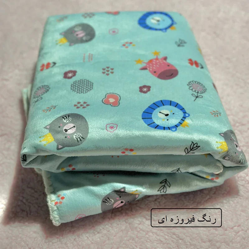 پتو نوزاد مدل brooks of jungle-2024 سایز 80×80 سانتی متر