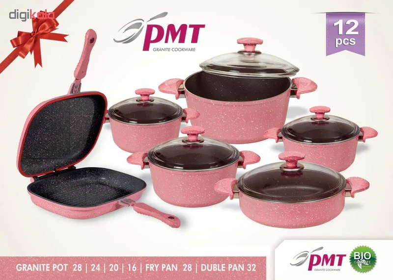 سرویس پخت و پز 12 پارچه پی ام تی کد pm1200