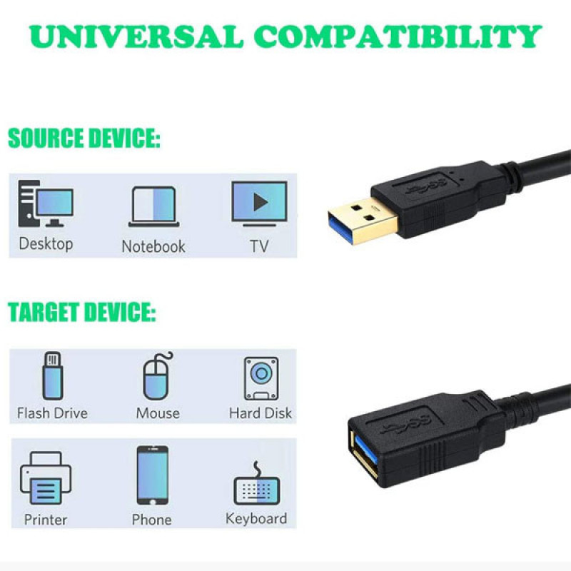 کابل افزایش طول USB3.0 دی نت مدل DA-30 طول 3 متر