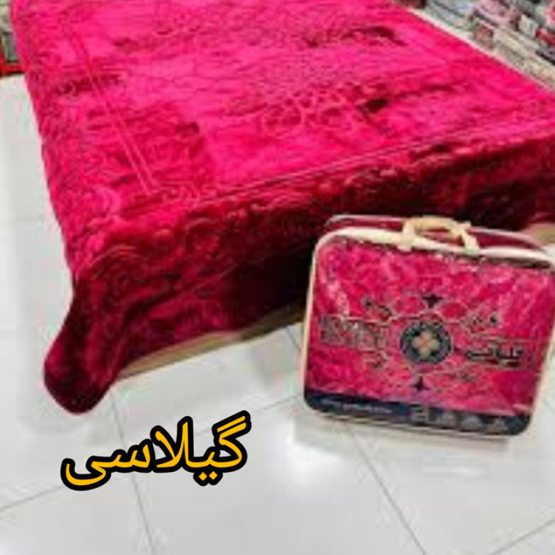 پتو گلبافت مدل الوان برجسته کد 350 سایز 240x220 سانتی متر