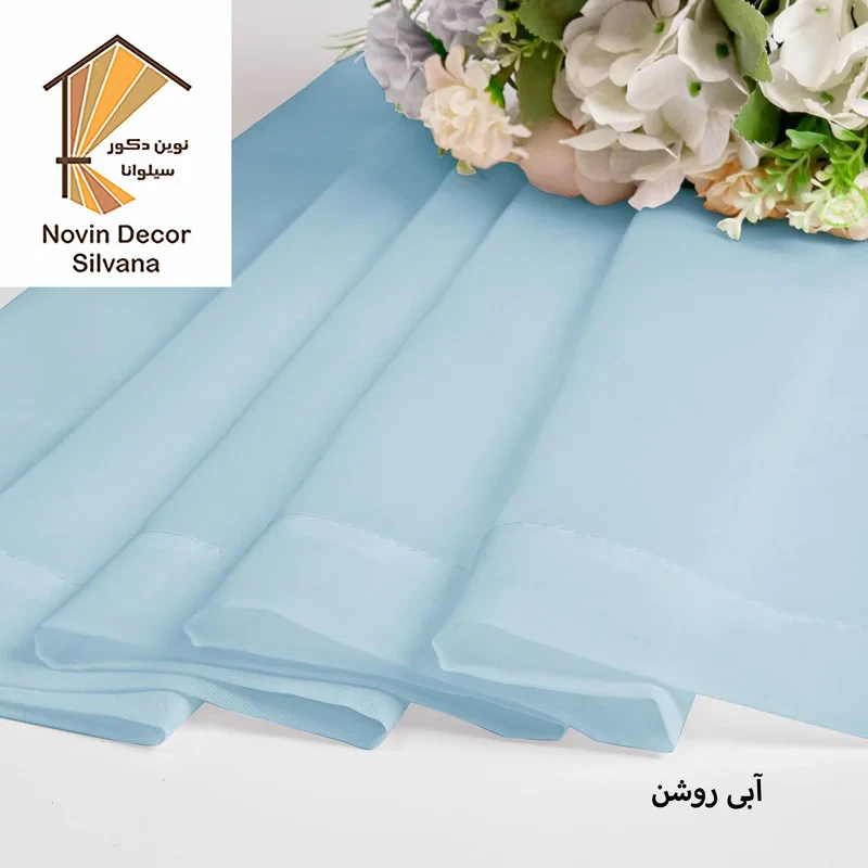 پرده نوین دکور سیلوانا مدل حریر Silvana23 سایز 230 × 140 سانتی متر
