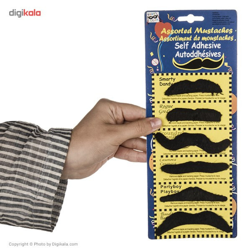 ست سیبیل نمایشی پارتی گیر مدل Black Mustache