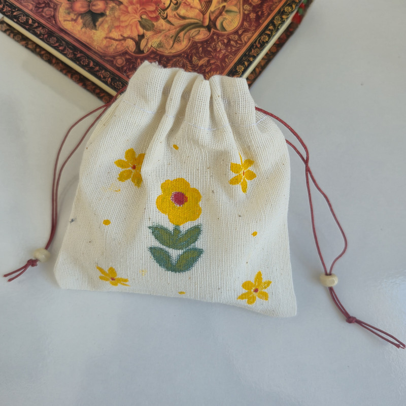 کیسه هدیه مدل نقاشی گل