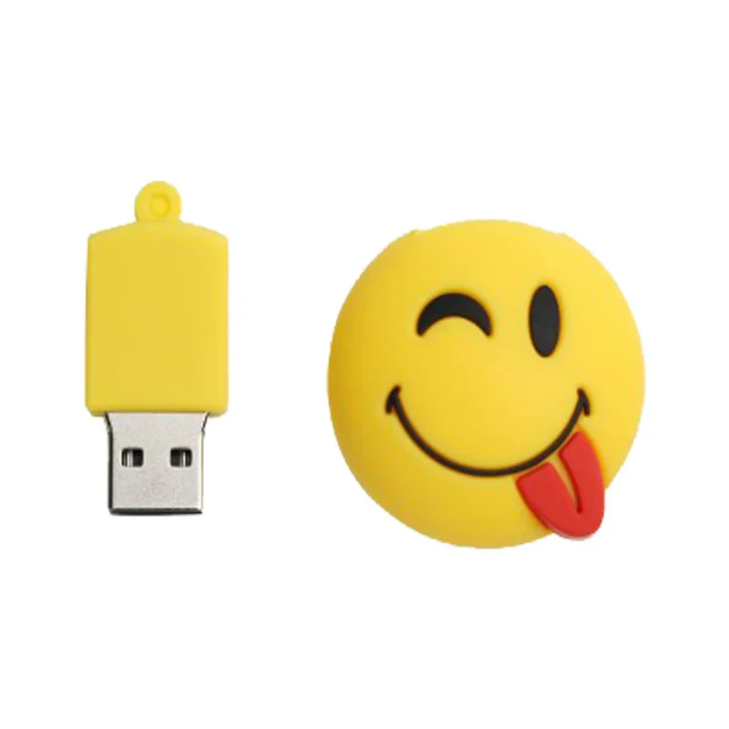 فلش مموری طرح ایموجی چشمک مدل Ul-Emoji01 ظرفیت 128 گیگابایت