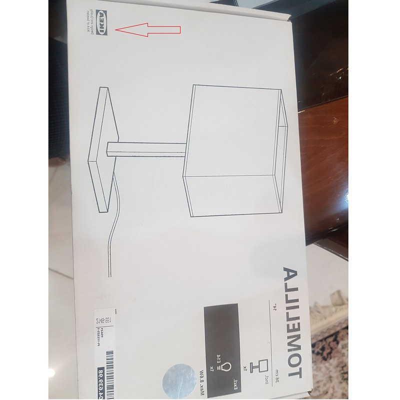 آباژور رومیزی ایکیا مدل TOMELILLA کد63998