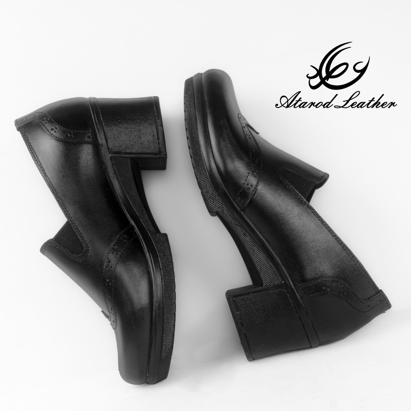 کفش زنانه چرم عطارد مدل  طبی چرم طبیعی کد SH71