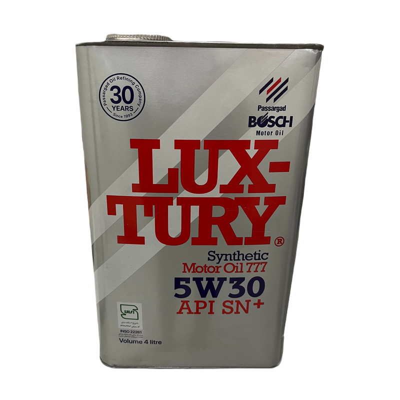 روغن موتور خودرو بوش مدل لاکچری 5W30 SN plus حجم 4 لیتر