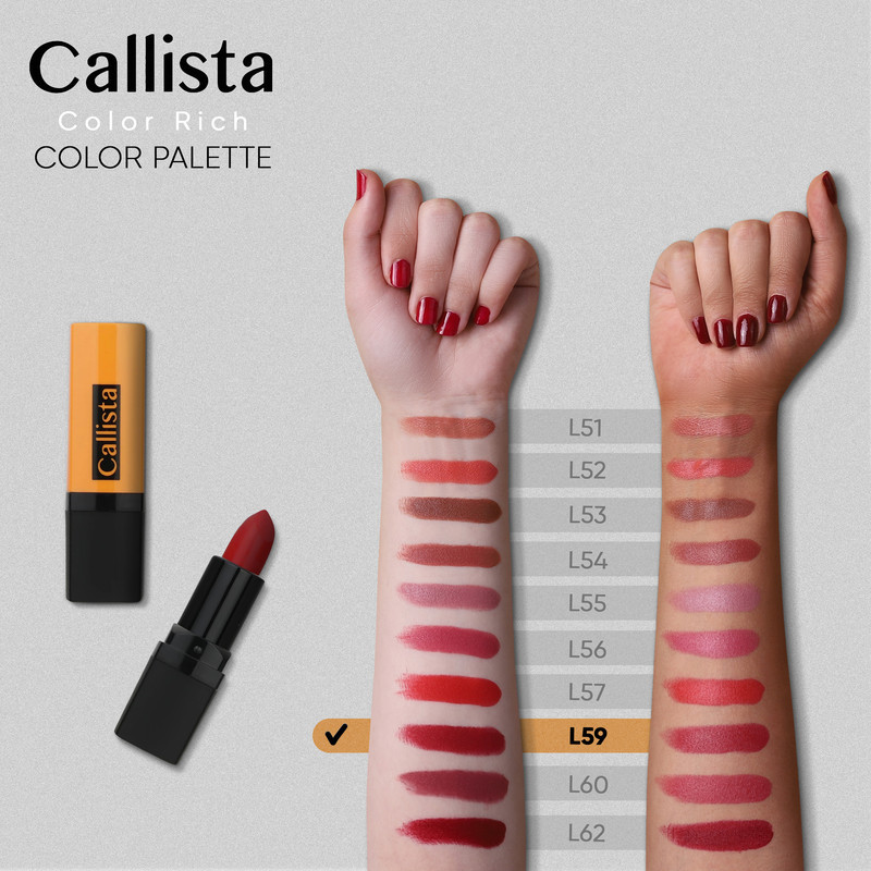 رژ لب جامد کالیستا سری Color Rich شماره L59