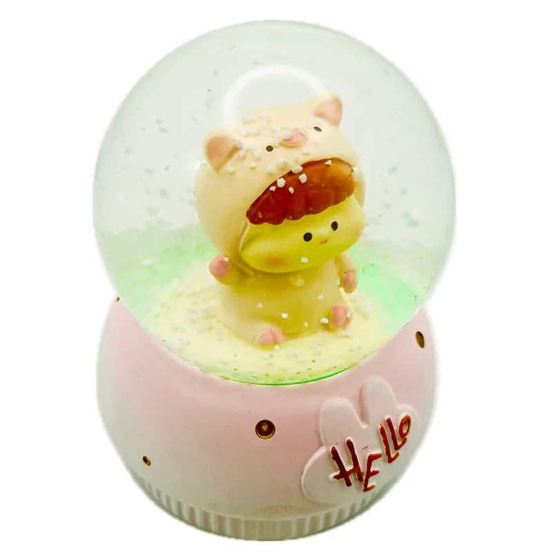گوی مدل چراغدار HELLO طرح baby خوک کد C1623.11.S300