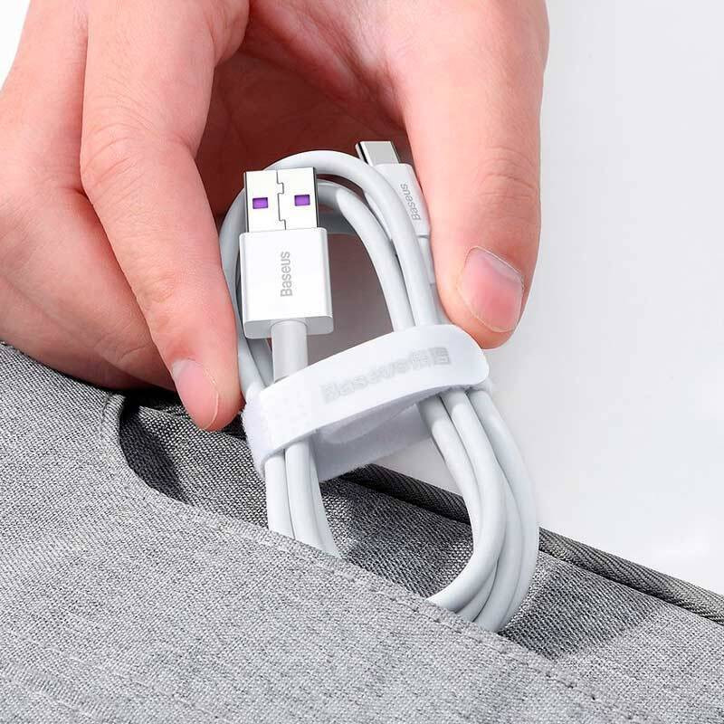کابل تبدیل USB به USB-C باسئوس مدل Superior Series CATYS-A 6A 66W طول 2 متر