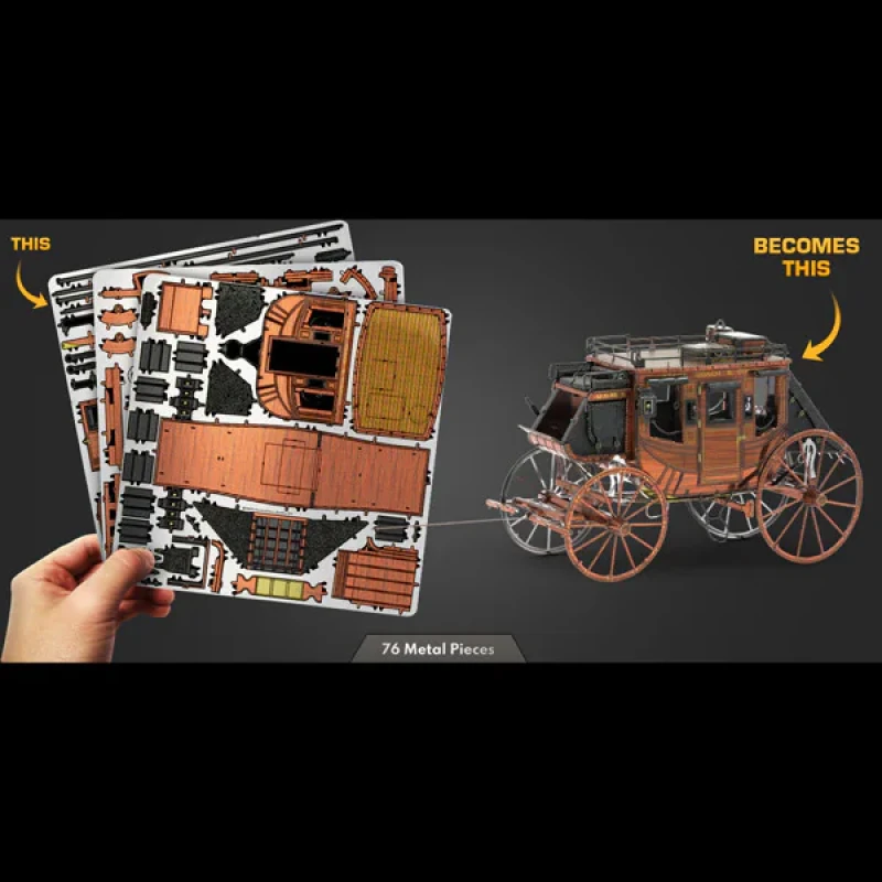ساختنی مدل Wild West Stagecoach