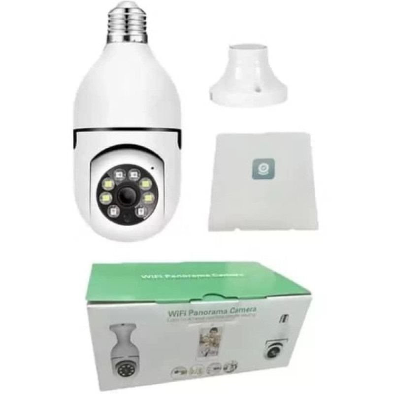 دوربین مداربسته تحت شبکه بی‌سیم لامپی 2 مگاپیکسل مدل YsxLite با چرخش 360 درجه افقی و 90 درجه عمودی، قابلیت دید در شب تا 20 متر، مکالمه دو طرفه، ضبط صدا، اتصال به گوشی و مقاوم در برابر آب