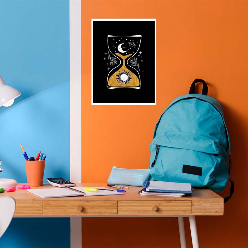 پوستر کارنيکا طرح ماه Moon کد 35735 مجموعه 8 عددی