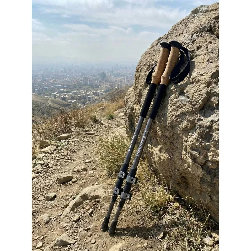 عصای کوهنوردی اکسپوننت مدل Carbon series-8512 بسته دو عددی