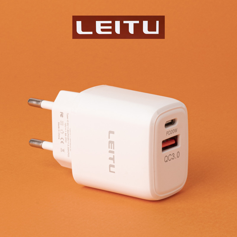 شارژر دیواری لیتو مدل  LH-13 20W به همراه کابل تبدیل لایتنینگ