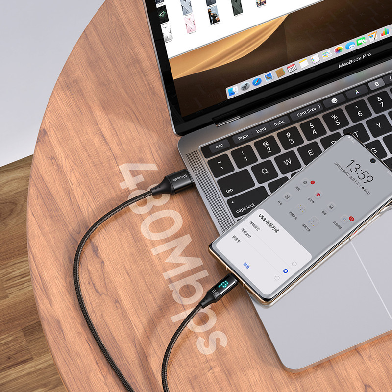 کابل تبدیل USB به USB-C  مک دودو مدل CA-108 طول 1.2 متر
