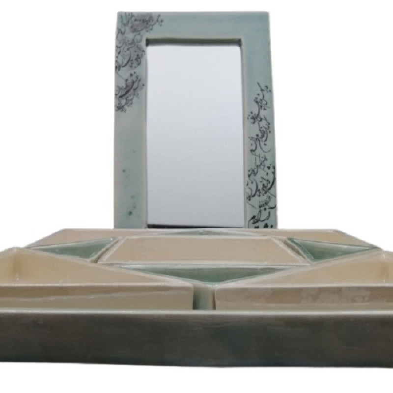 مجموعه 11 پارچه هفت سین طرح فیروزه مدل مثلثی کد 4487752