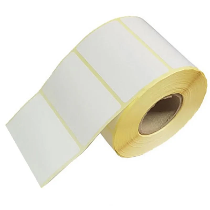 برچسب پرینتر لیبل زن حرارتی مدل تک ردیف سایز 40x57 بسته 750 عددی