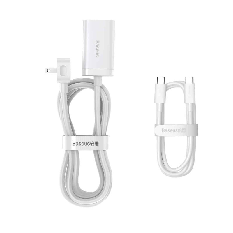 شارژر رومیزی باسئوس مدل Desktop Fast 65W به همراه کابل USB-C